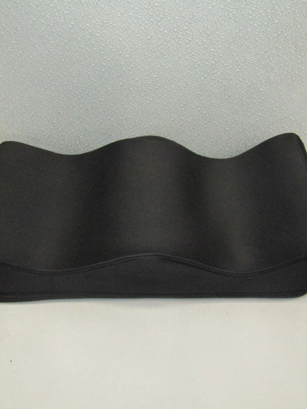 ContourMD BBL Pillow Lightweight Foam Butt Shaped Pillow, Rectangle Black